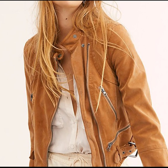 FREE PEOPLE We The Free Fenix Vegan Suede Jacket - Picture 2 of 6